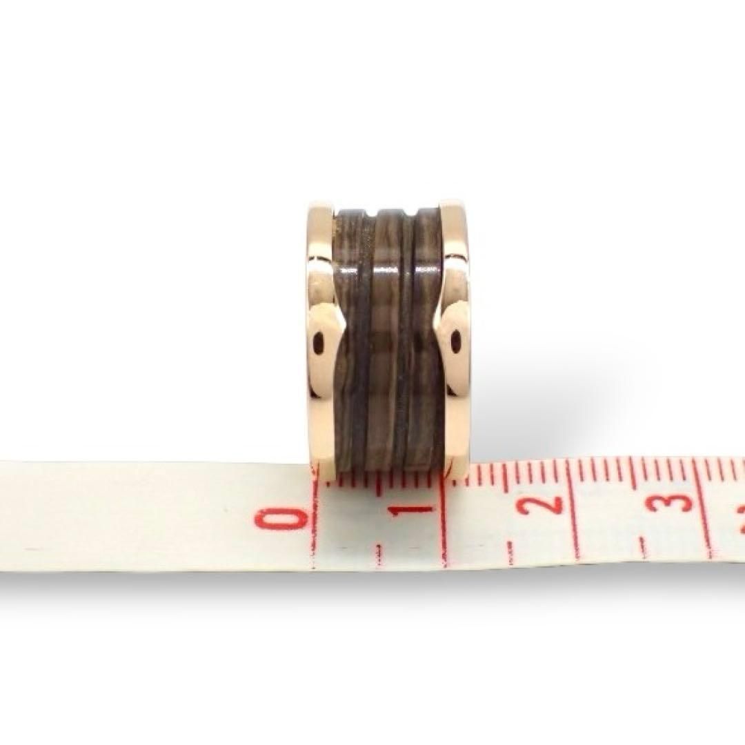 ブルガリ ビーゼロワン 750 PG 52 リング マーブルブラウン 3550 ブルガリ ビーゼロワン 750 PG 52 リング マーブルブラウン 3550