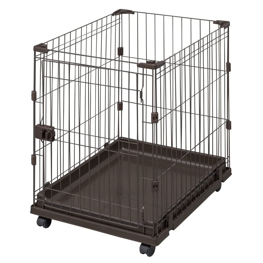 アイリスオーヤマ 犬 サークル 室内 コンビネーションサークル ウォールナット P296054 IRIS OHYAMA