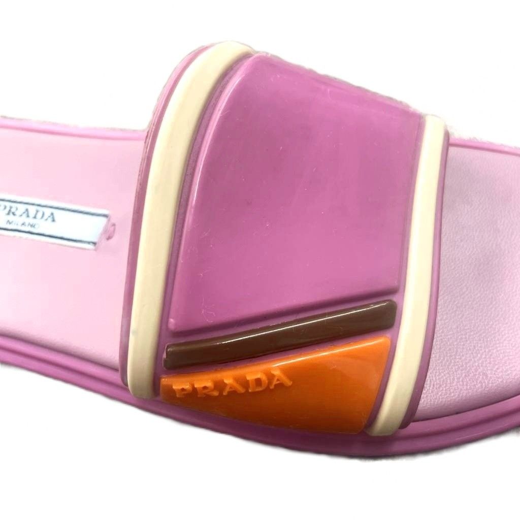 ■PRADA プラダ ラバー スライド サンダル PRADA サンダル 2X3085 3LKV ラバー スライド コンフォート