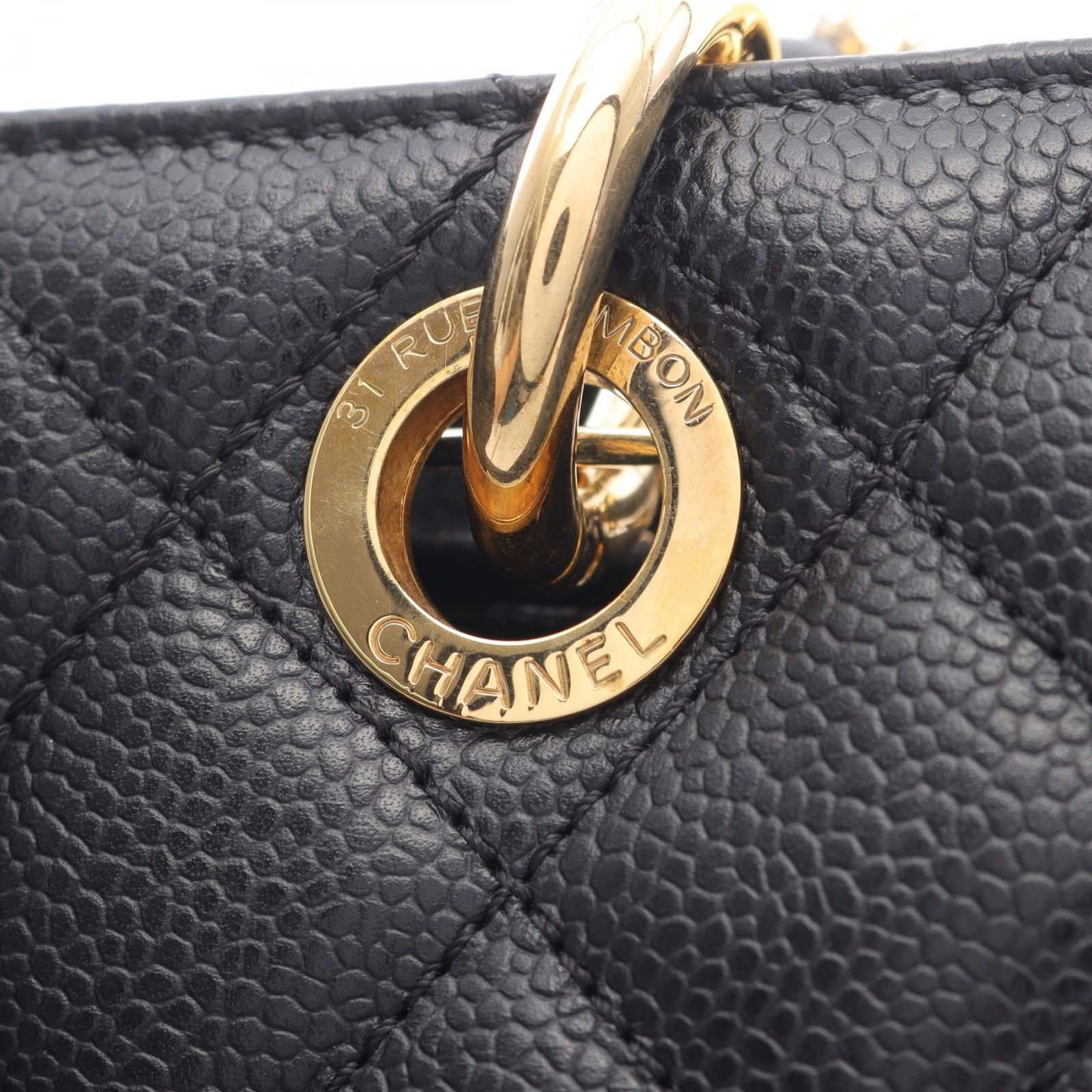 シャネル CHANEL トートバッグ マトラッセ グランドショッピング GST  