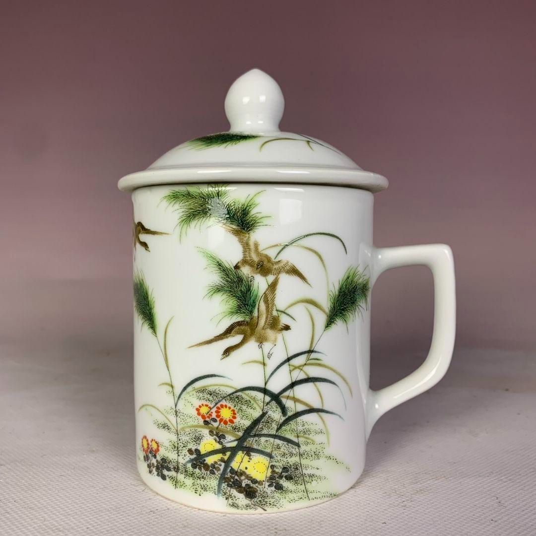 五牛豊登蓋碗   飲茶食器 中国茶器   煎茶道具   現代工芸品美術品 置物 蓋碗 飲茶食器 中国茶器 景徳鎮 現代工芸品 美術品 置物 - メルカリ