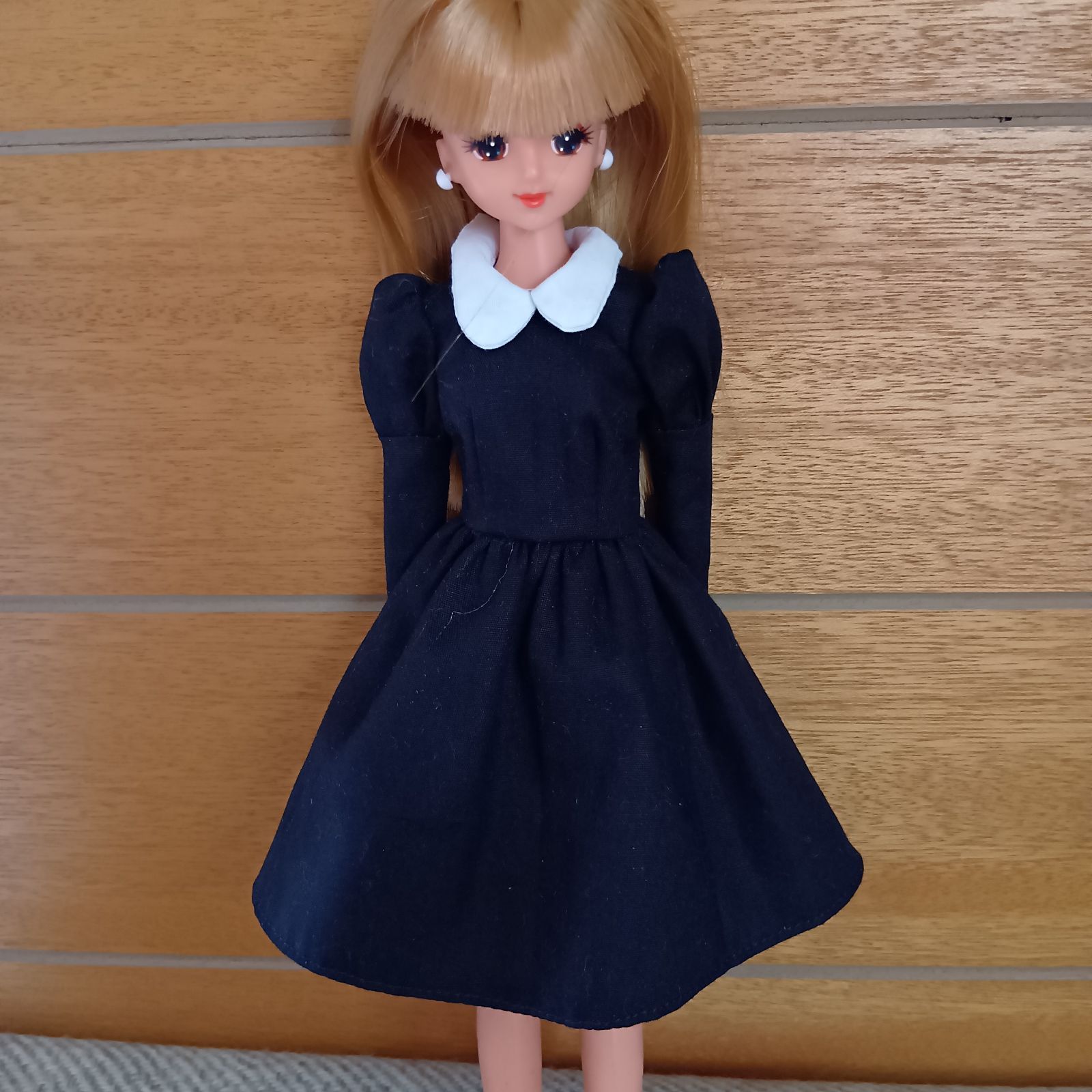 濃紺 ＆白エプロン