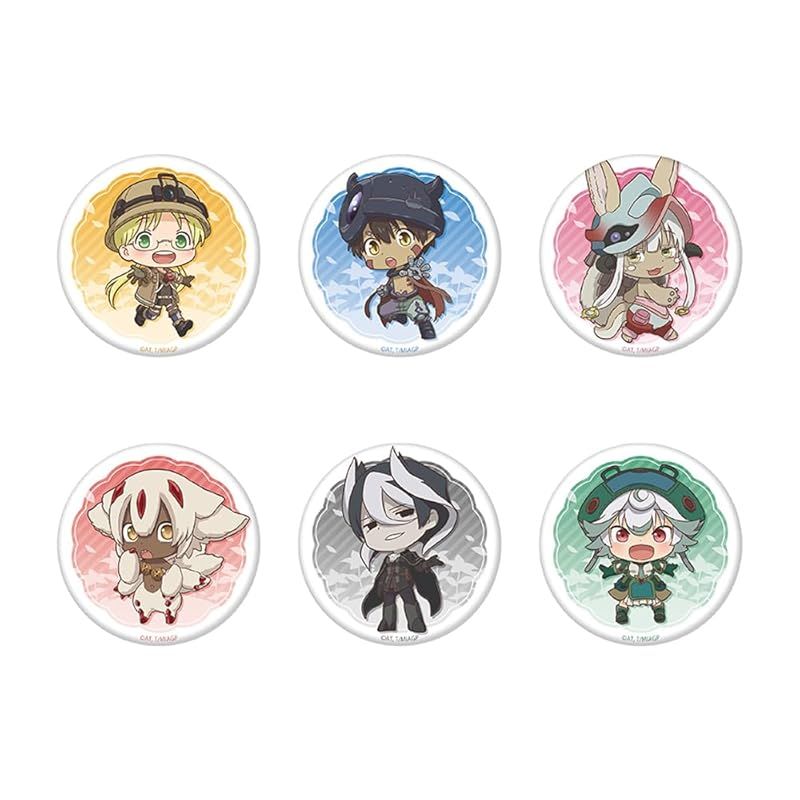 アニメ「メイドインアビス 烈日の黄金郷」 ラメ缶バッジ 6個入り