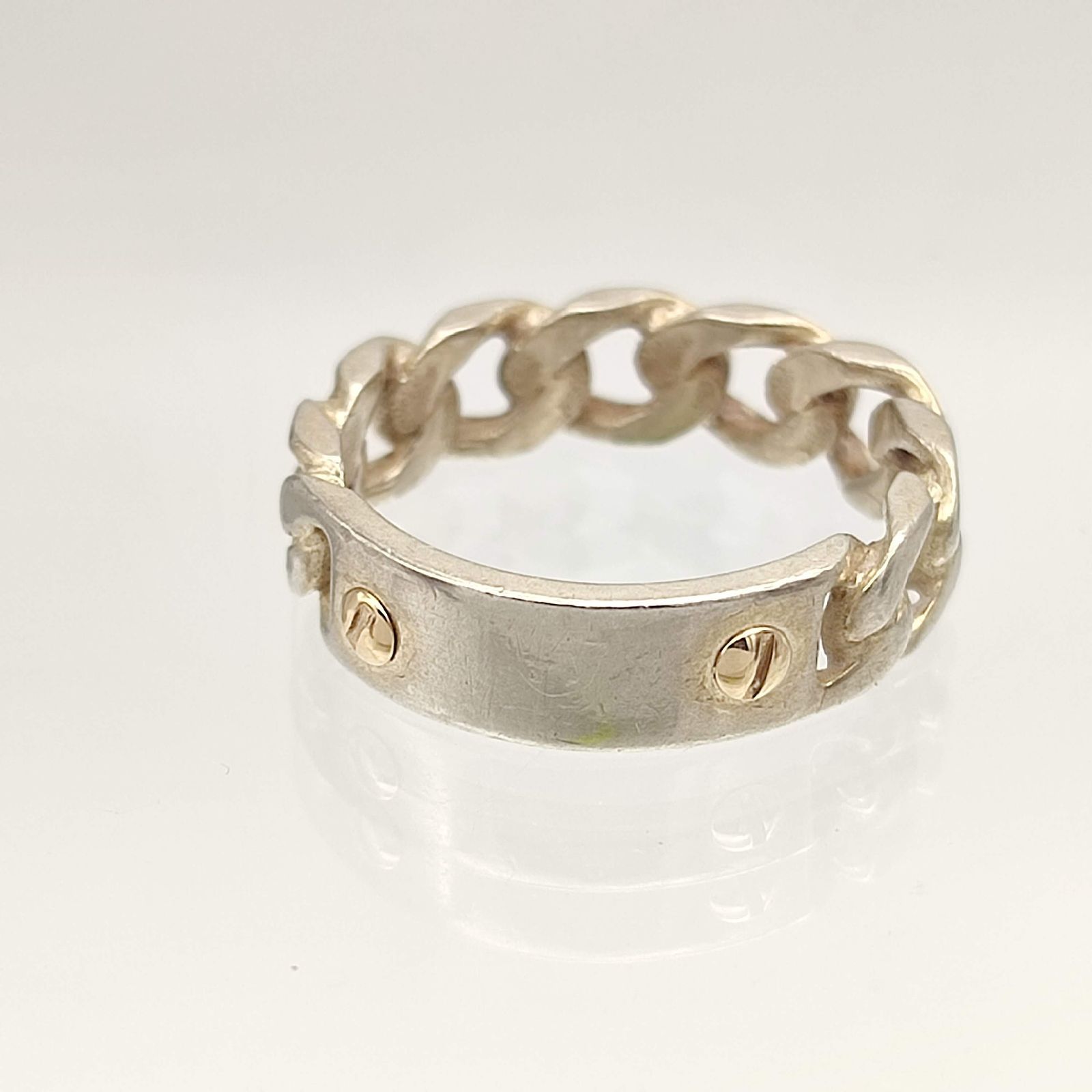 4°C ルビー コンビリング 11号 K10 シルバー 4°C ルビー コンビリング 11号 K10 シルバー - メルカリ