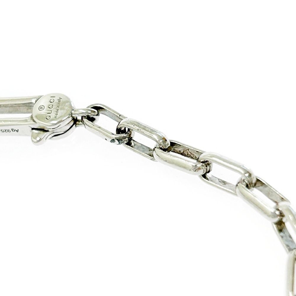 中古】【箱付き】 GUCCI グッチ シルバー インターロッキングG