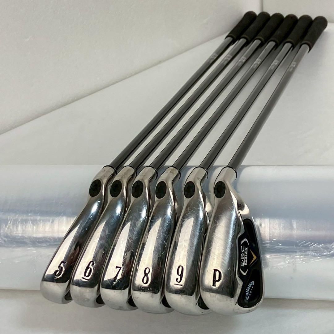 貴重なレフティ！キャロウェイ　E・R•C FUSION アイアンセット 6本　左 レフティ】Callaway キャロウェイ E?R?C FUSION アイアンセット