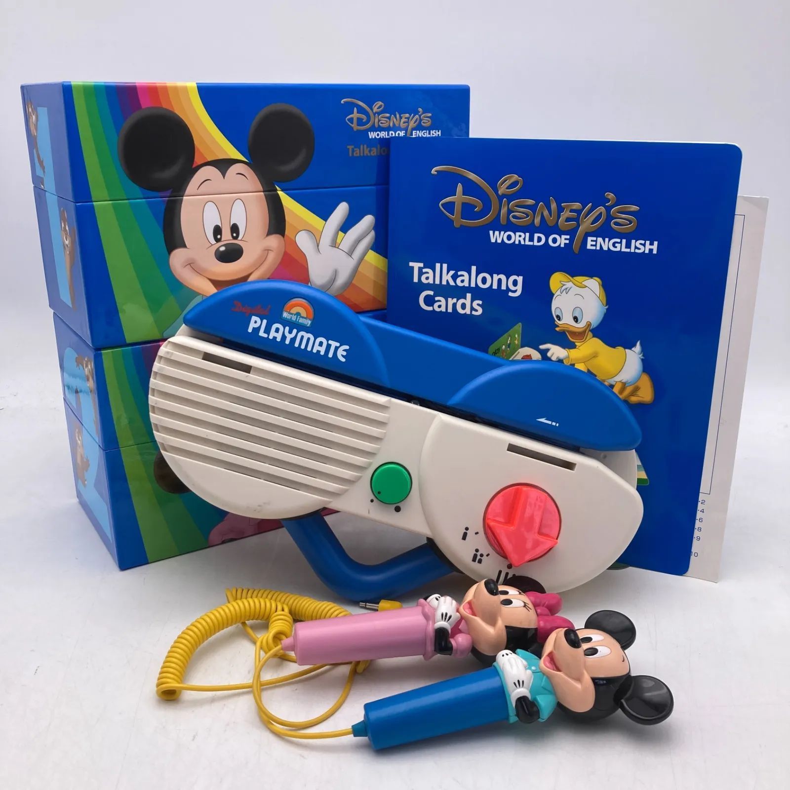 2018年 トークアロングセット 両面デジタル ディズニー英語システム DWE Disney ワールドファミリー 406604