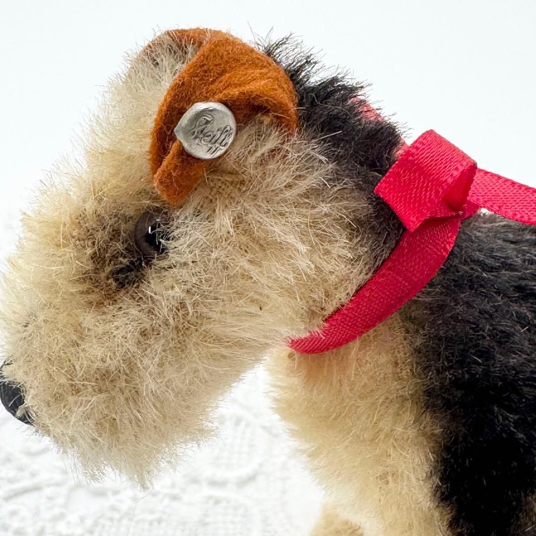 送料無料☆シュタイフ☆Terry Airedale Terrier☆エアデールテリアの
