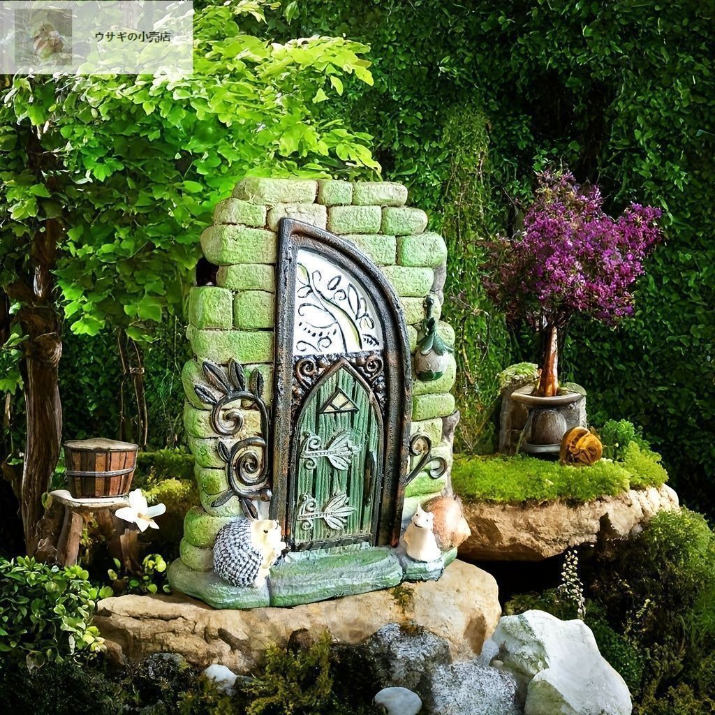 3匹の子ブタ　インテリア　庭　ガーデニング　オブジェ　オーナメント　セトクラフト ガーデンオーナメント 3匹のこぶた 大 木（ 置物 飾り