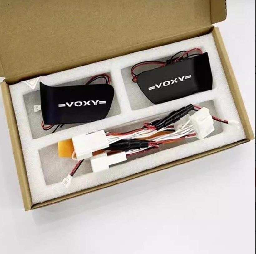 トヨタ ノア80系 ヴォクシー 80系 用 インナーハンドルイルミ インサイド ドアハンドルカバー LEDイルミネーション ドアノブ パーツインテリアパネル 2P FFCRYSTALESIA_COM