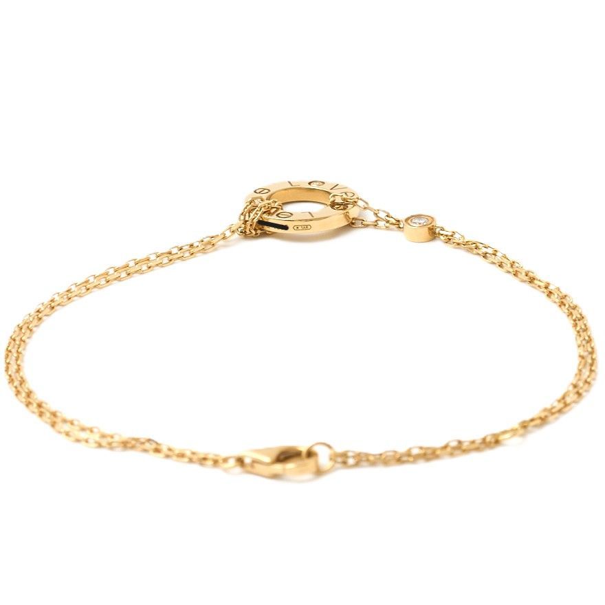 【ゆめ】カルティエ ラブサークル ブレスレット CARTIER カルティエ ラブサークル ブレスレット 18金 K18