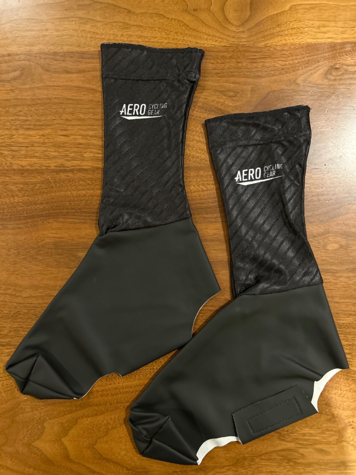 Aero Cycling Gear Aero Overshoes エアロシューズカバー エアロサイクリングギアー 支給用 ロゴ入りタイプ ブラック