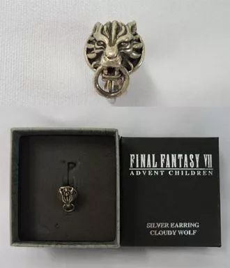 銀製品・指輪・アクセサリー(キャラクター)　クラウディウルフ(クリップ式) シルバーイヤリング 「ファイナルファンタジーVII アドベントチルドレン」 中古】銀製品・指輪・アクセサリー(キャラクター) クラウディ