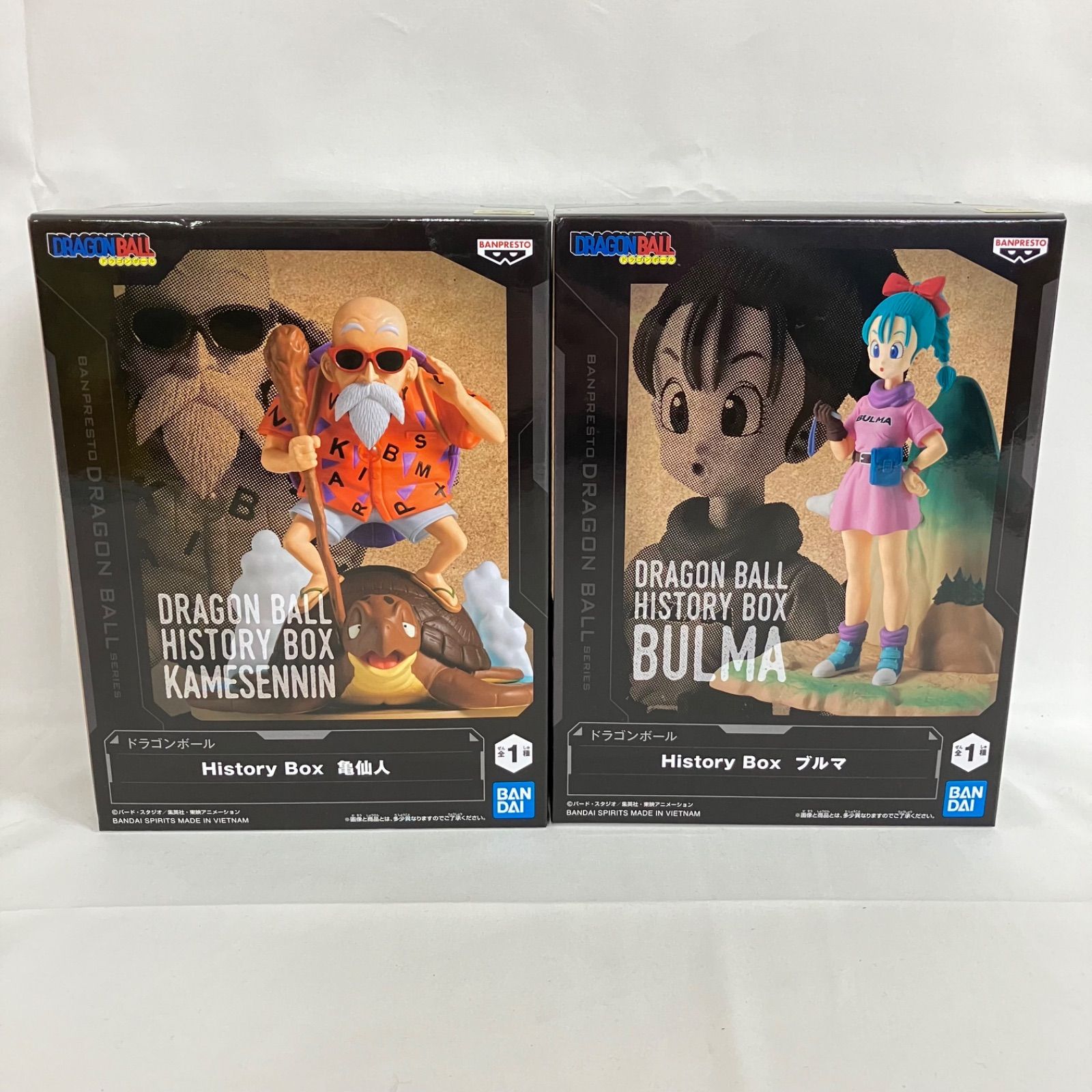 未開封 ドラゴンボール History Box 亀仙人 ブルマ フィギュア 2