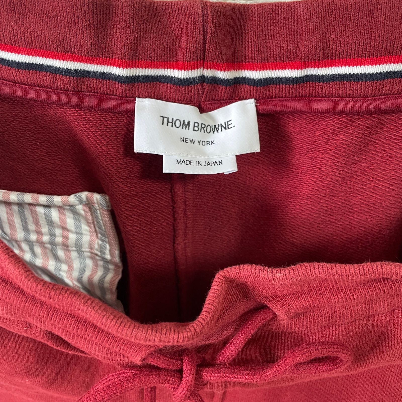 美品】THOM BROWNE (トムブラウン) 4BAR クラシックスウェットショーツ