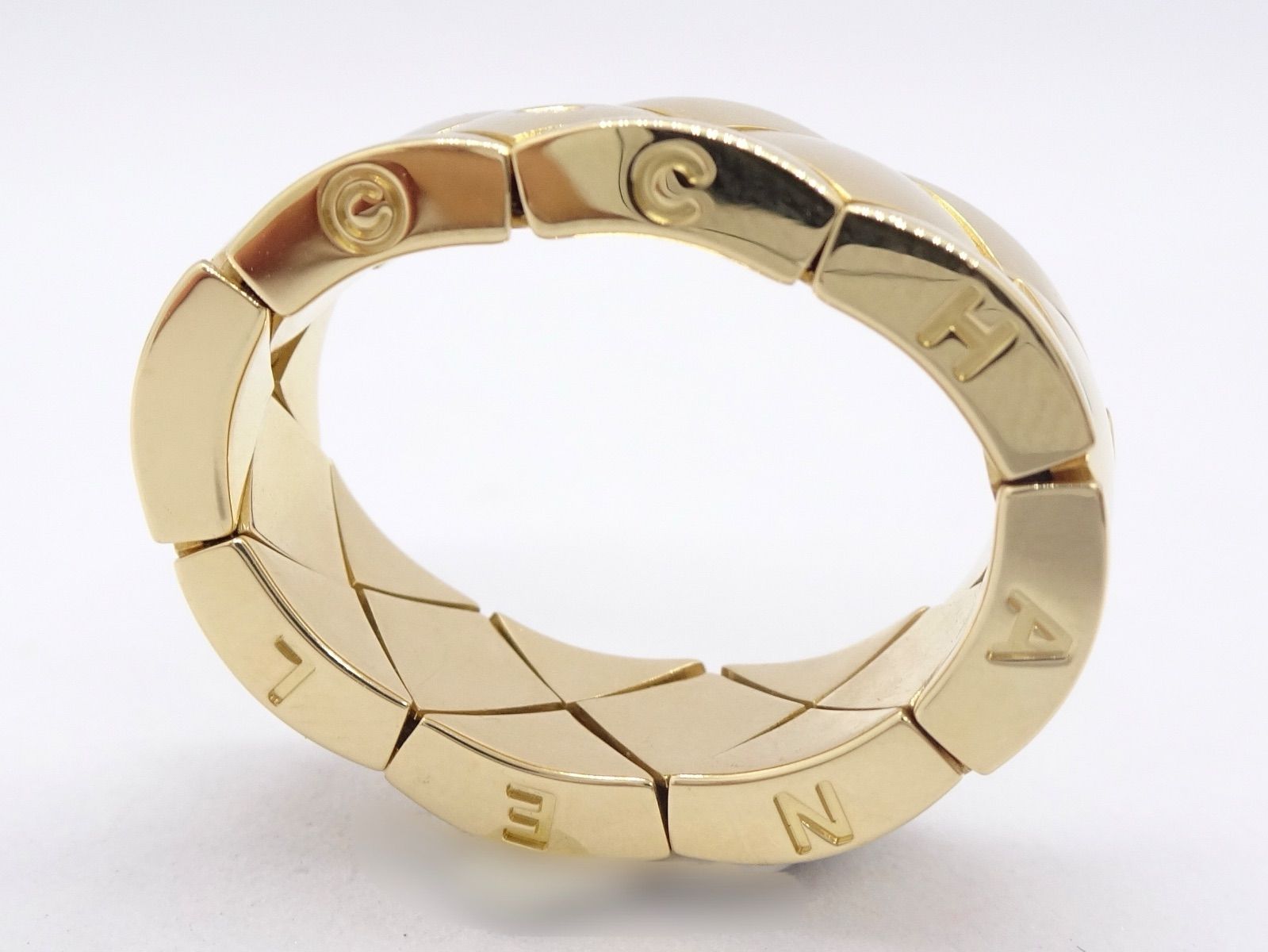 CHANEL シャネル マトラッセ リング K18 750 50 イエローゴールド アクセサリー