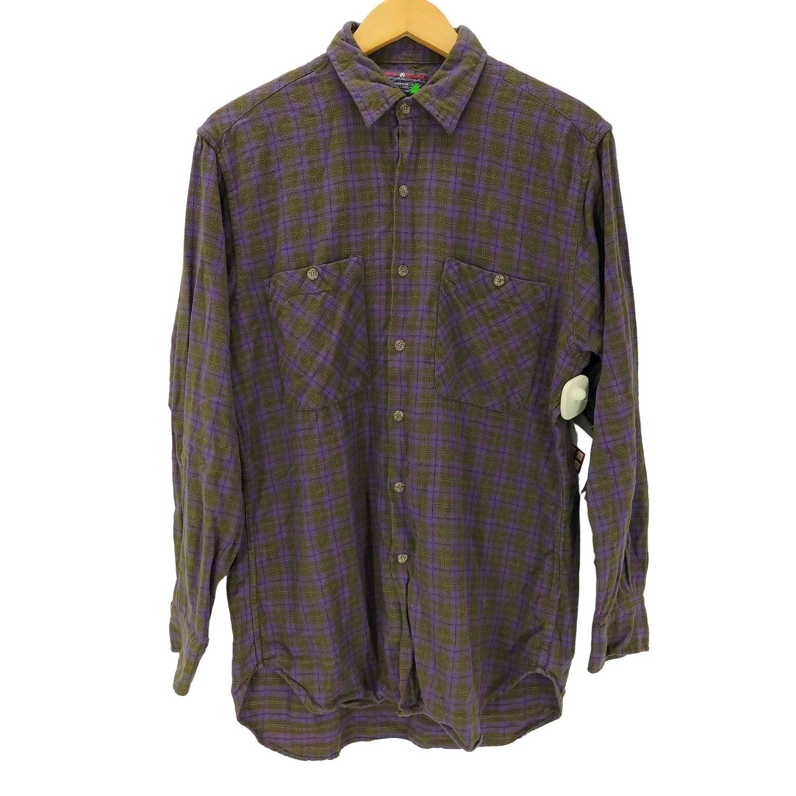 バナナリパブリック BANANA REPUBLIC チェック柄 コットンネルシャツ メンズ JPN：M 