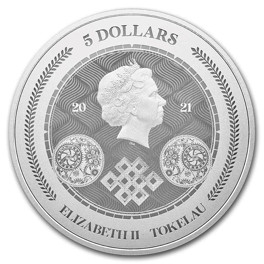 保証書・カプセル付き] 2021年 (新品) トケラウ「クロノス」純銀 1