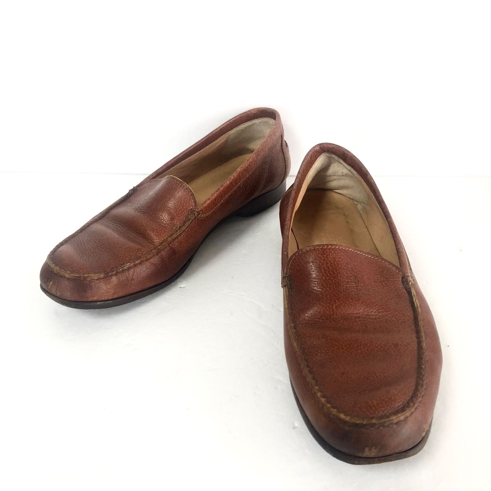 hermes エルメス ローファー レザー 革 イタリア製 hロゴ パンプス