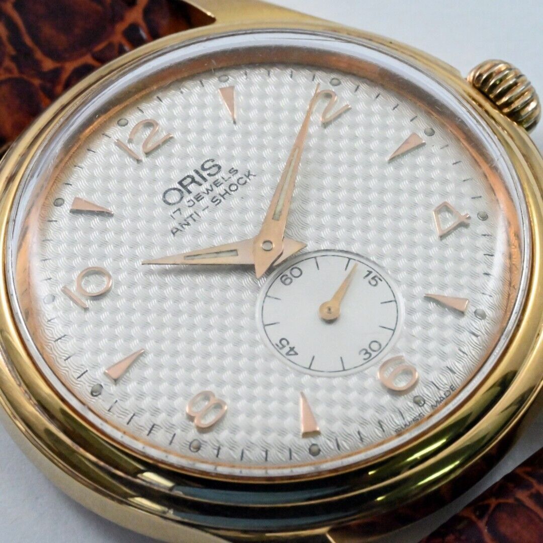 ヴィンテージ ORIS オリス 手巻Hand-Winding 35mm Silver Dial ユニタス UNITAS Cal.6565 Working Ref.7427-26