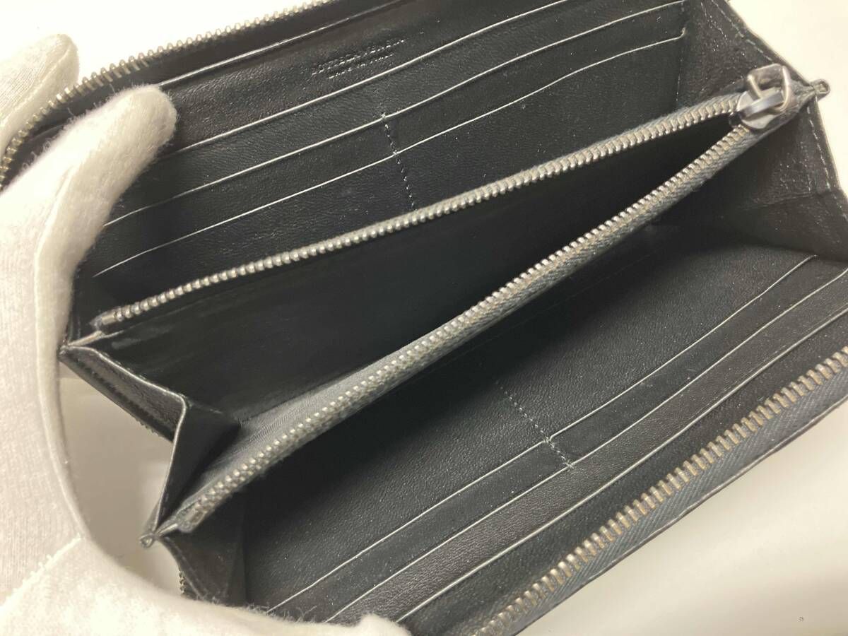 ボッテガ・ヴェネタ 編み込みレザー長財布 Bottega Veneta 編み込み