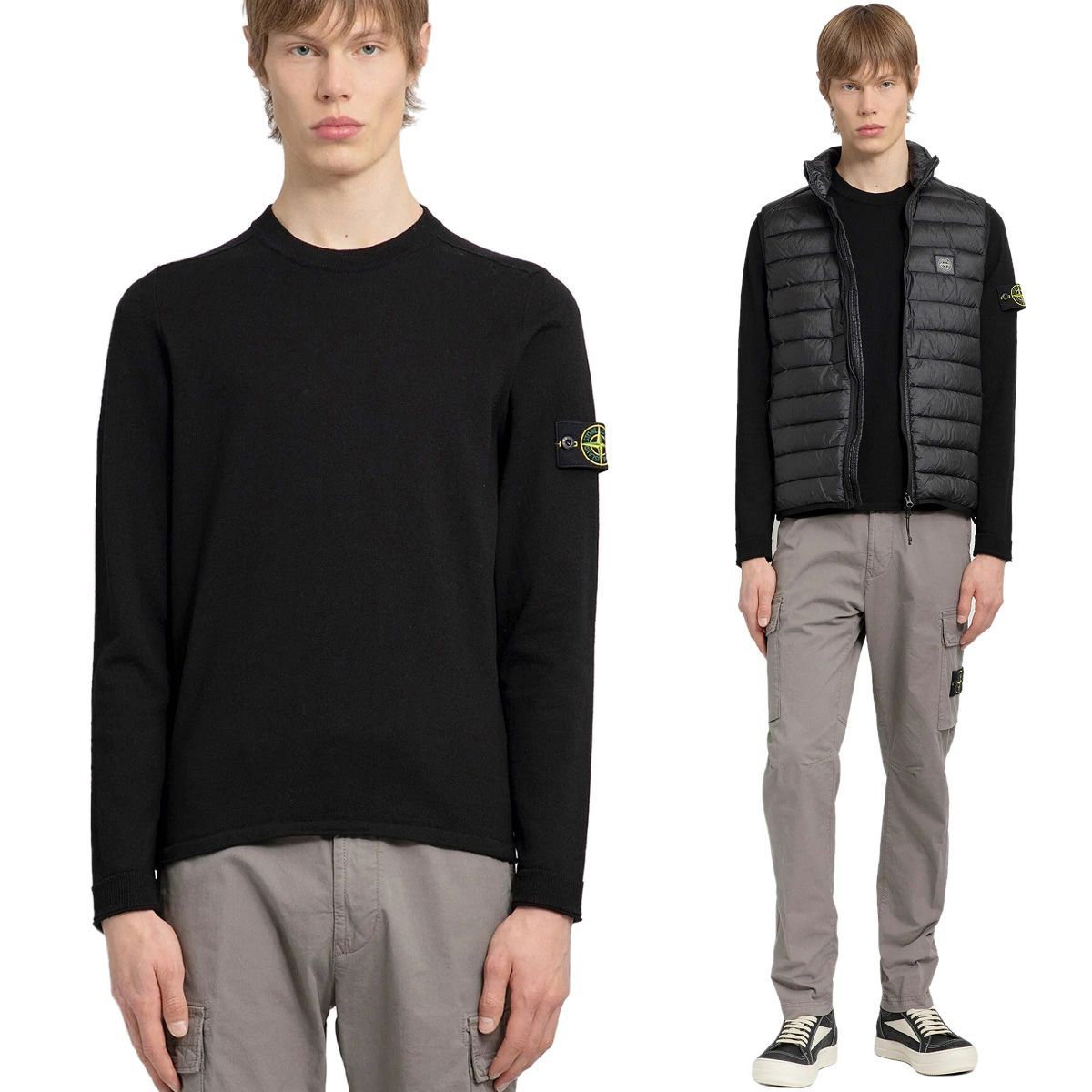 23 STONE ISLAND ストーンアイランド 8015532B9 A0029 ブラック サマー 
