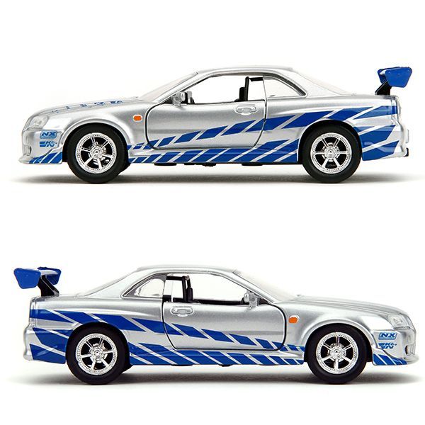 JADATOYS 1:32 ワイルドスピードダイキャストカー BRIAN's Nissan