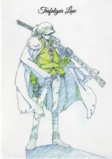 中古】クリアファイル トラファルガー・ロー A4クリアファイル