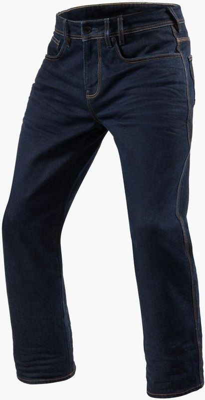 REVIT / レブイット ジーンズ Philly 3 LF - ダークブルー（ユーズド加工）L36 38 | FPJ055-6343-38