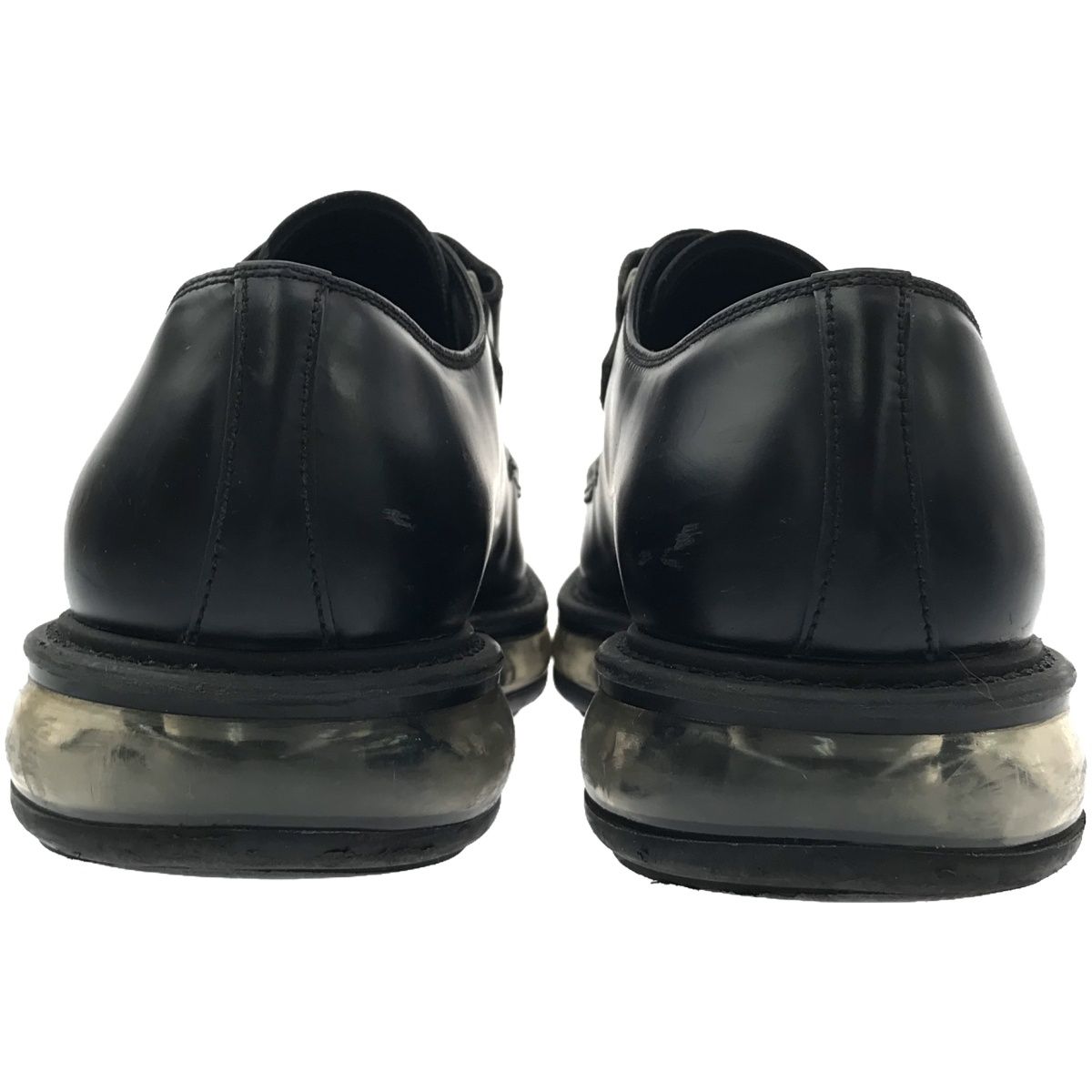 PRADA プラダ エアーソールレザーシューズ ブラック 7 1/2 - メルカリ
