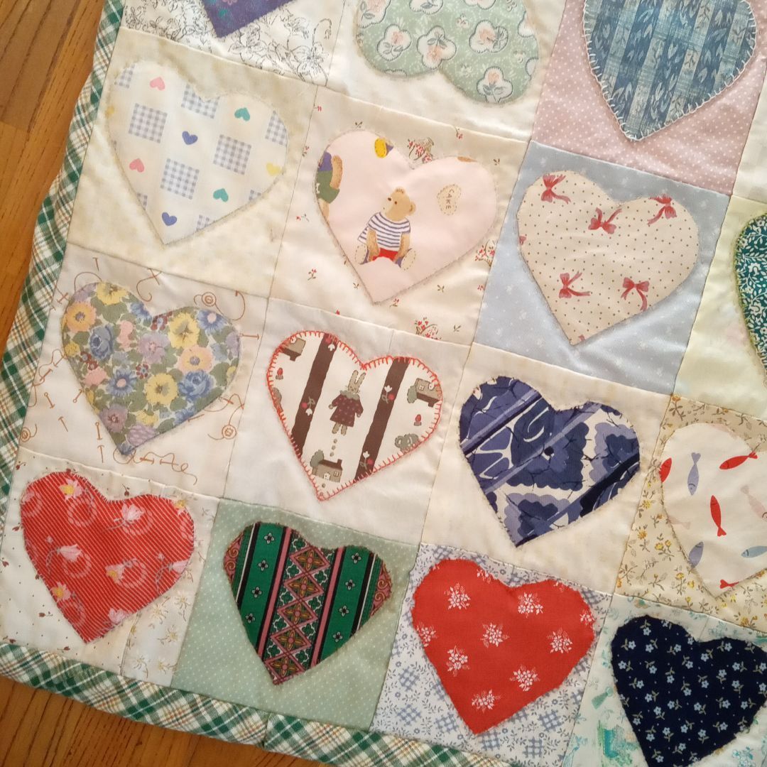パッチワークタペストリー ハンドメイド （ハンドメイド パッチワーク 