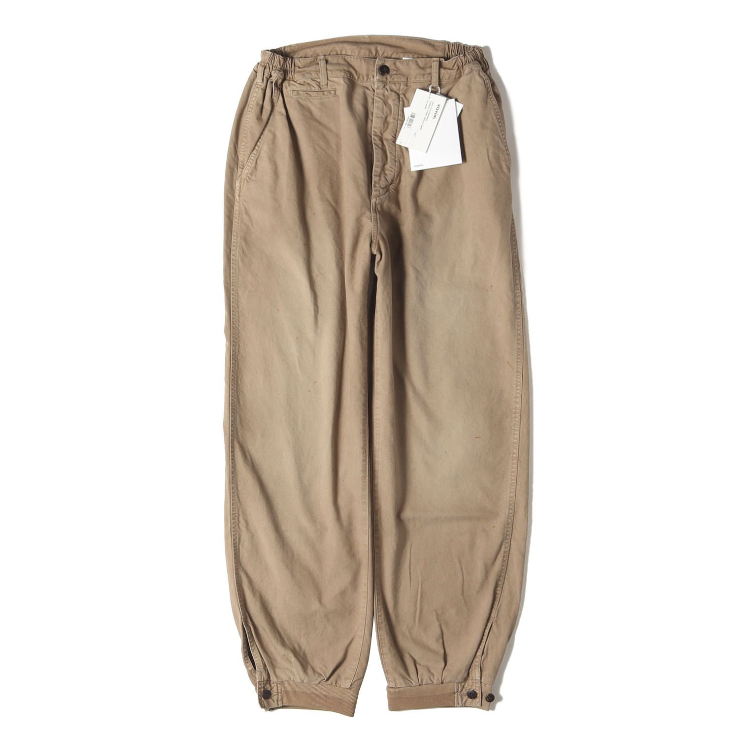 visvim ビズビム パンツ サイズ 2 24SS ヴィンテージ加工 キャロル ワイド イージー チノパンツ CARROL CHINO PANTS DMGD | ベージュ | ボトムス ズボン メンズ
