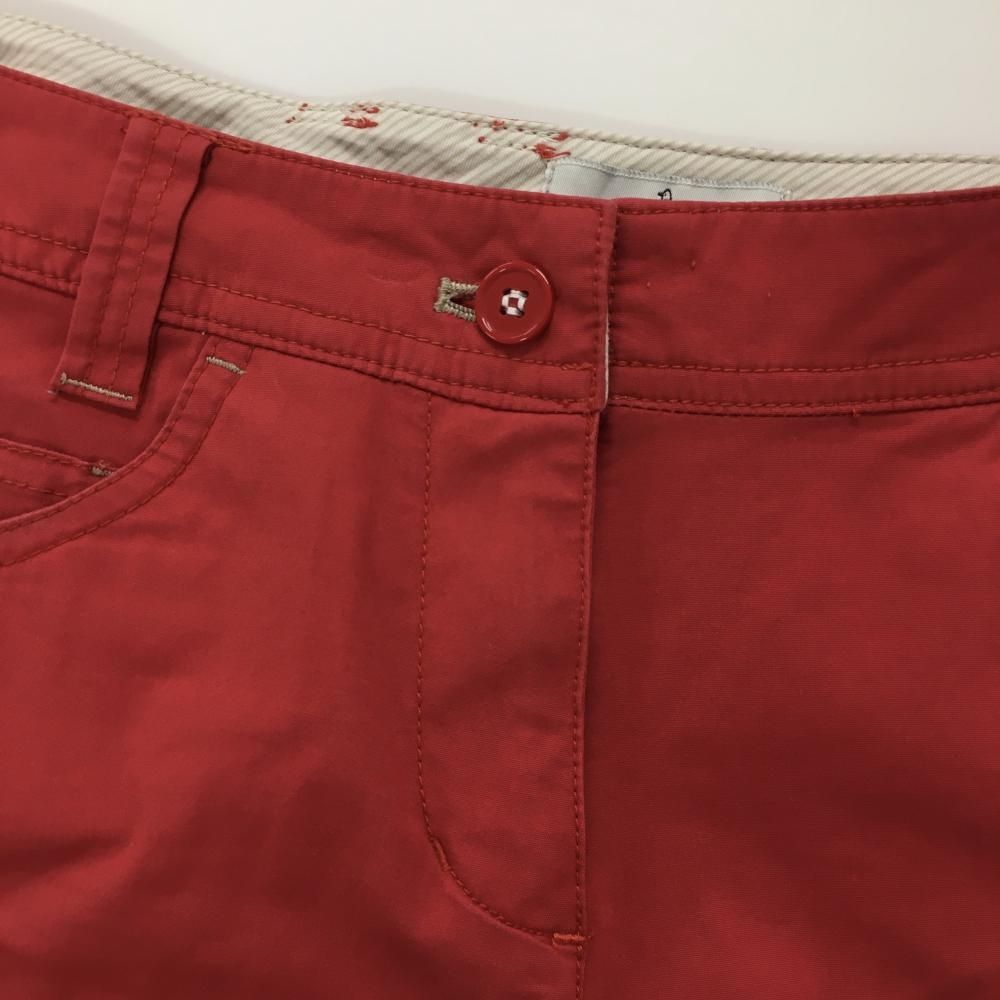 マンシングウェア ショートパンツ レッド 複数ポケット