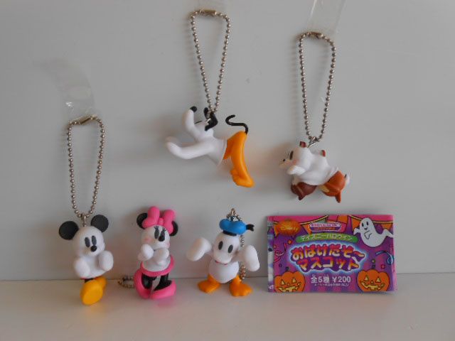 ♯Jwa18KZディズニーハロウィンおばけだぞ～マスコット全5種