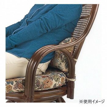Romantic Rattan 籐ハイバック 回転座椅子 ハイタイプ TK 666 B