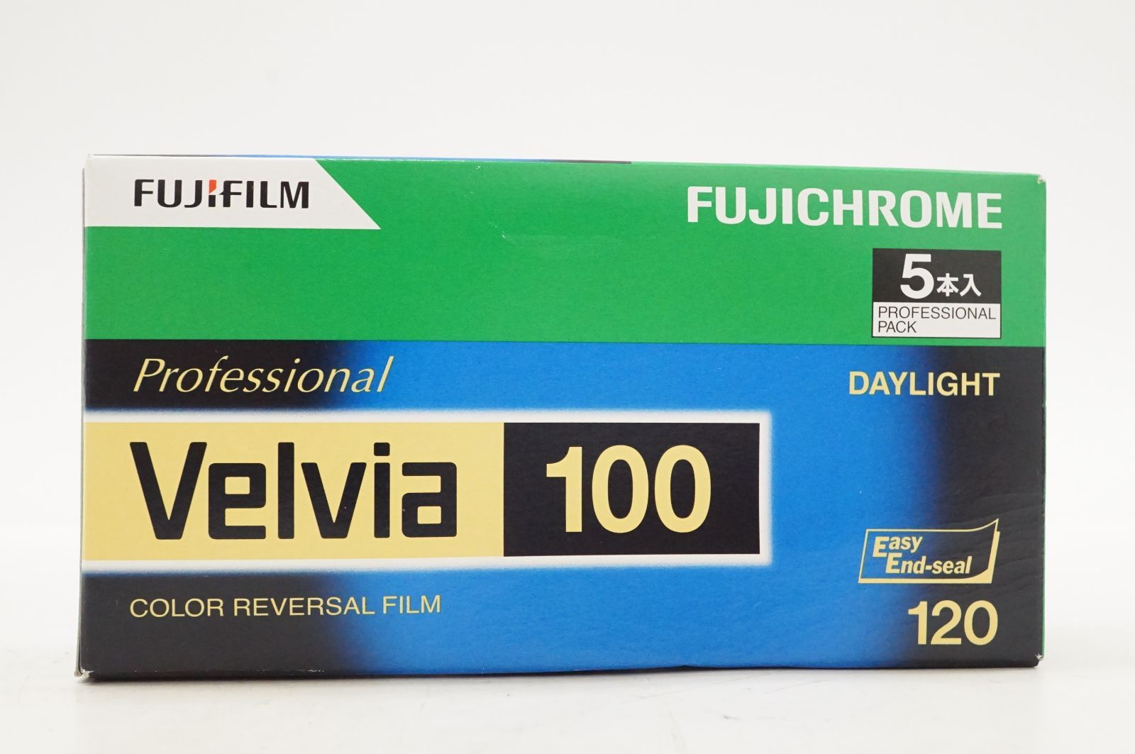 C071108-2 FUJIFILM Velvia 100 120 カメラ フィルム 5本 未開封 期限切れ