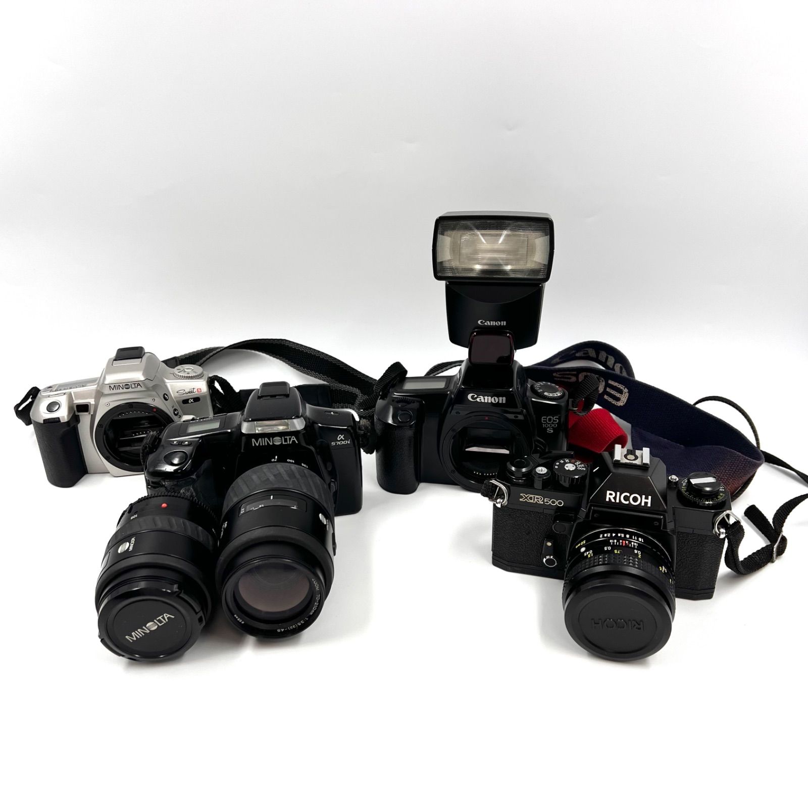 コンパクトフィルムカメラ キヤノン ミノルタ リコー ヤシカ 動作