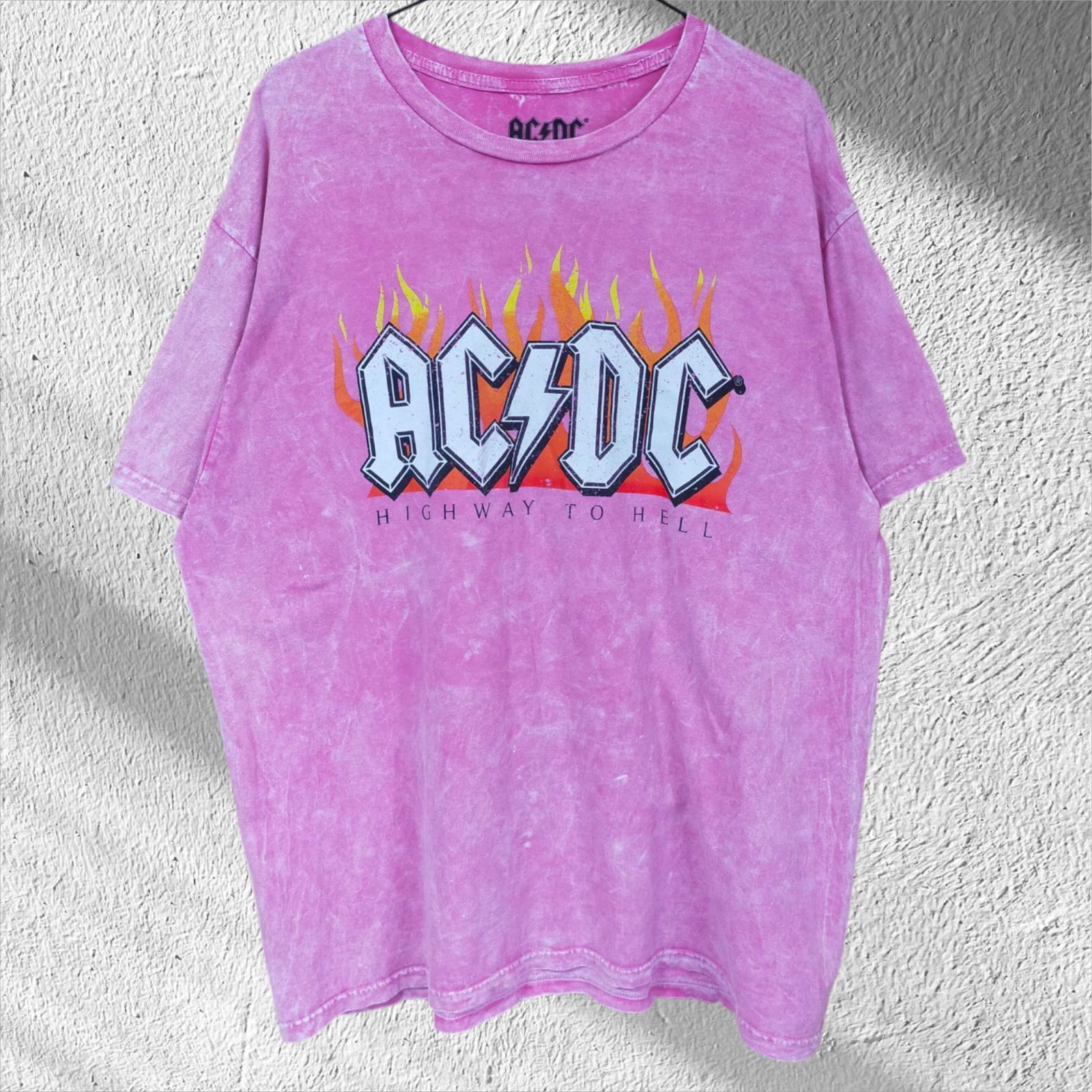 074 AC|DC HIGHWAY TO HELL フェード Tシャツ