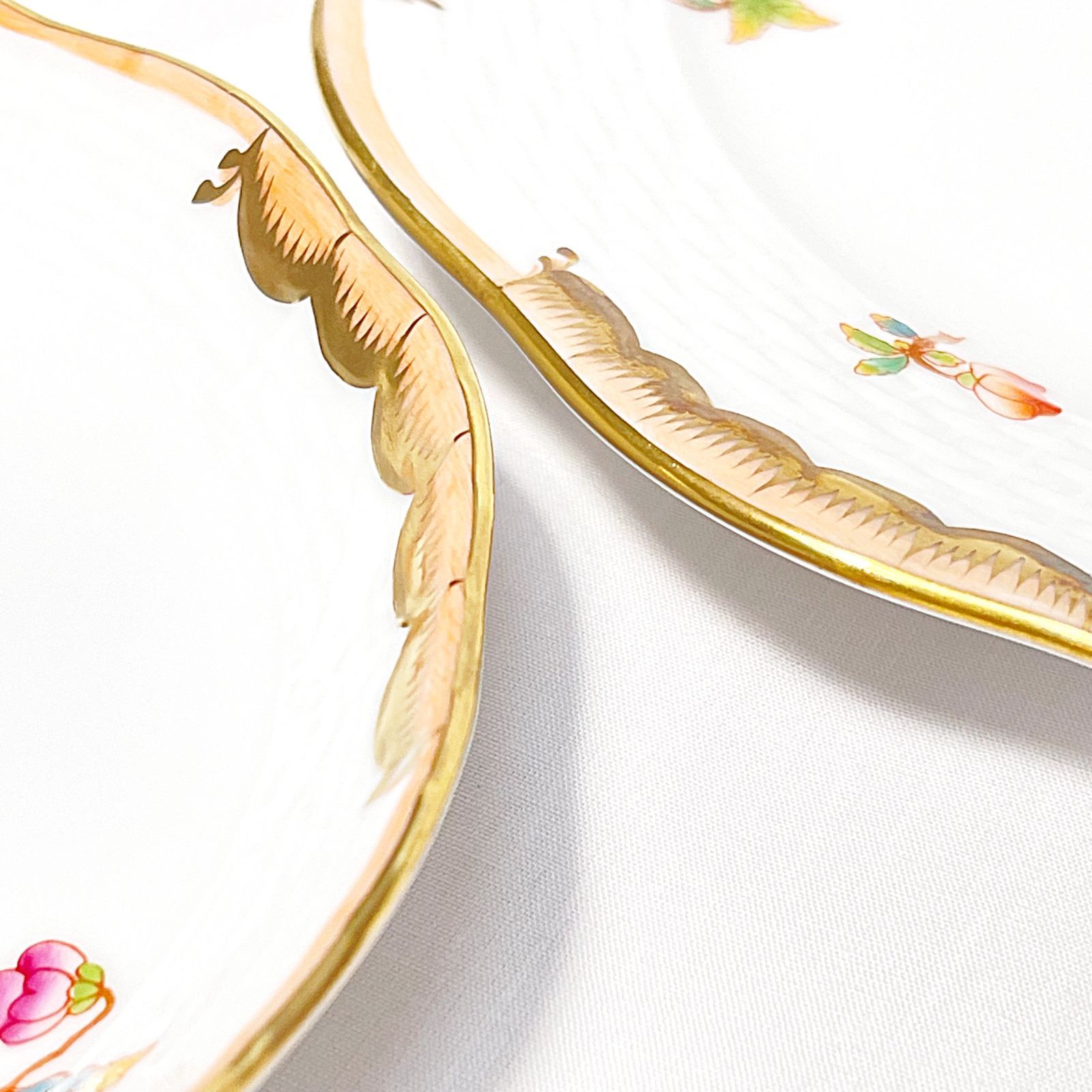  HEREND ヘレンド ヴィクトリアアニバーサリー カップ-ソーサー 19 cm プレート カップ ソーサー コーヒー ティーカップ