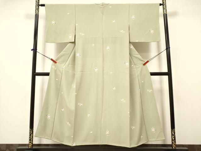 平和屋着物■上質な小紋　花間道　逸品　未使用　an2511 平和屋着物□上質な小紋 花間道 逸品 未使用 an2511