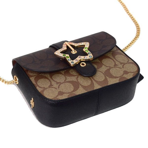 コーチ バッグ COACH コーティングキャンバス レザー シグネチャー 