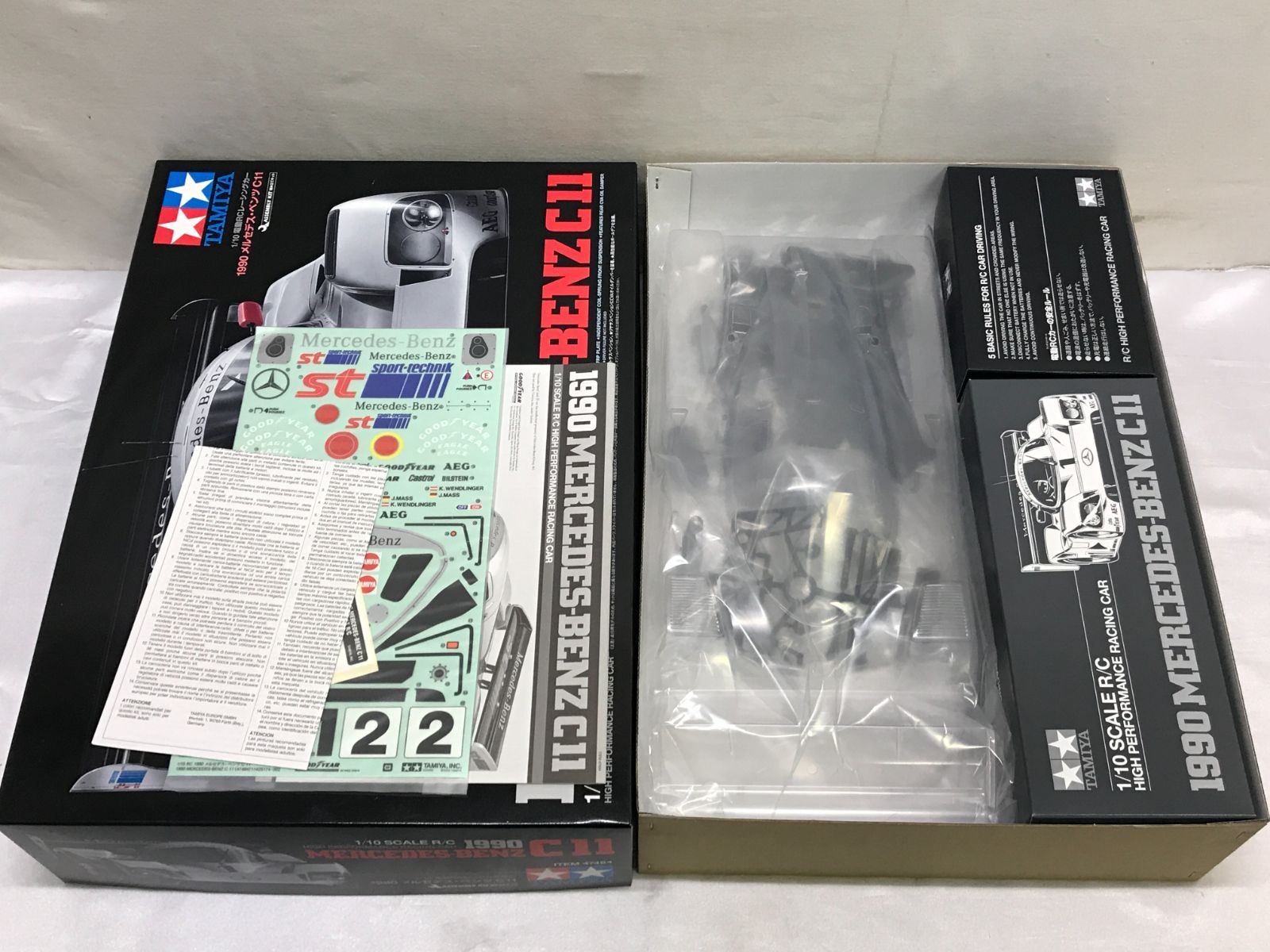 開封・未使用】タミヤ 1/10 電動RCレーシングカー 1990 メルセデス・ベンツ C11 RC特別企画 組み立てキット 47484 707  mercedes benz - メルカリ