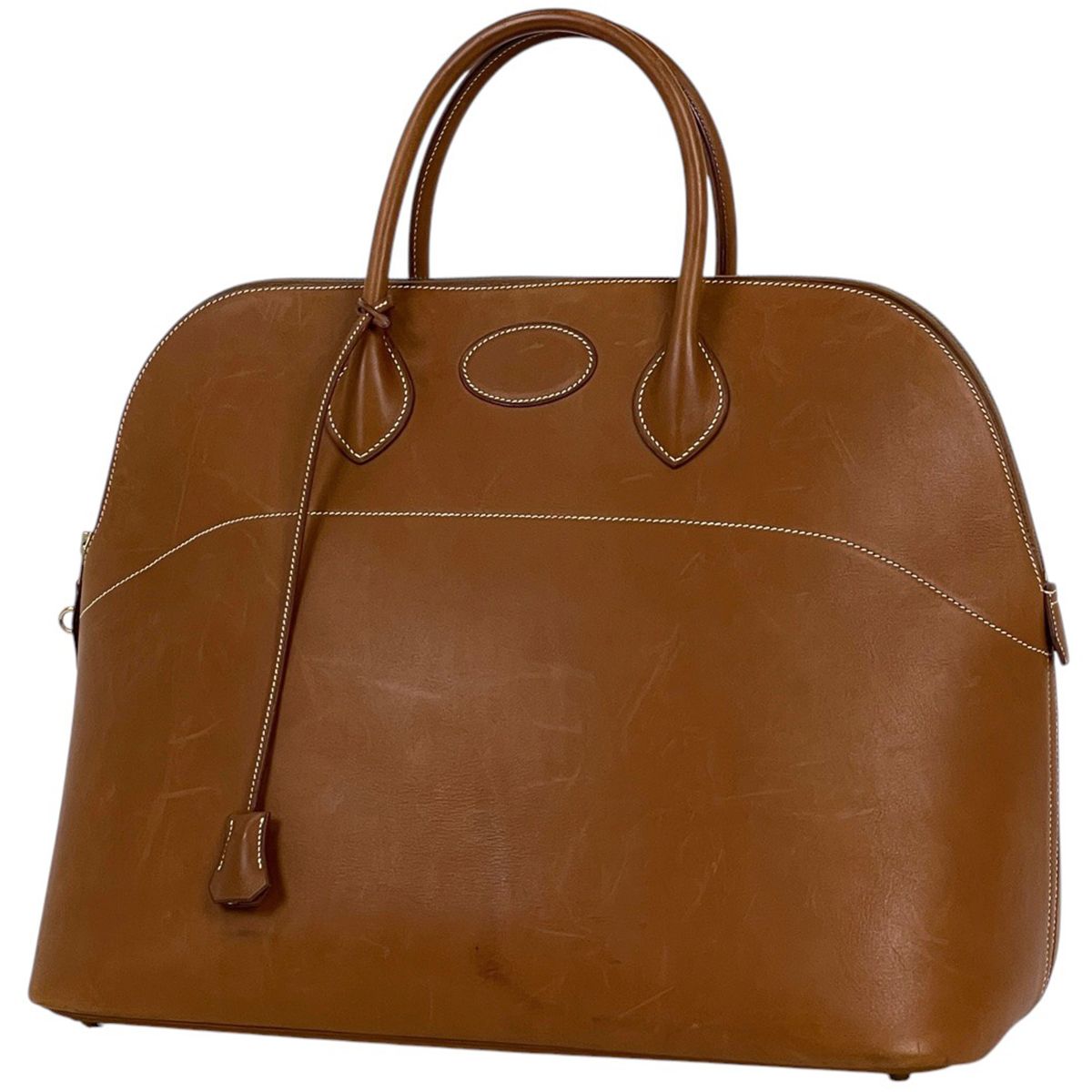 エルメス HERMES ボリード 45 バトラー 旅行バッグ レザー ゴールド □C レディース