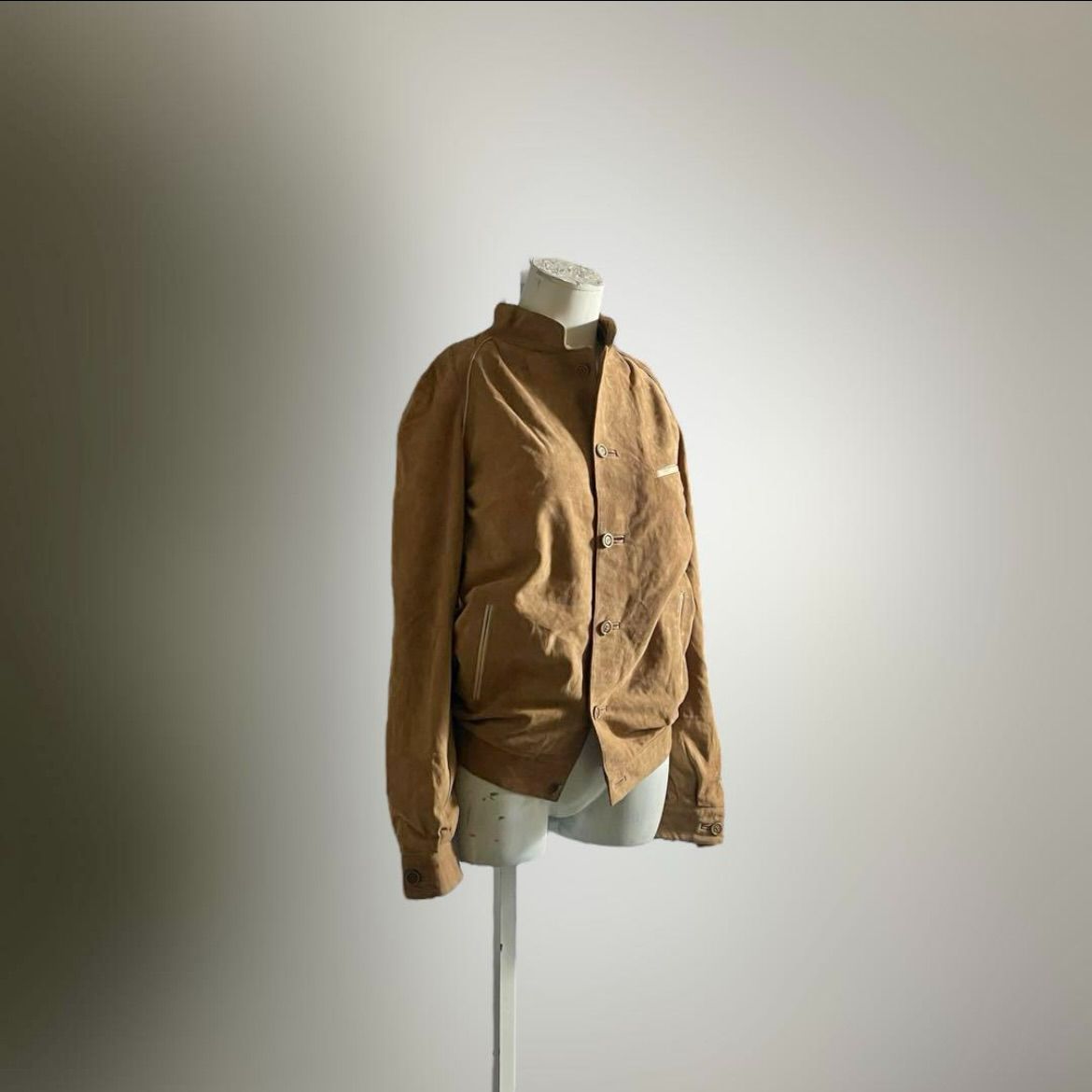 ヨーロッパ 70s 80s ヴィンテージ レザージャケット ブルゾン スエード