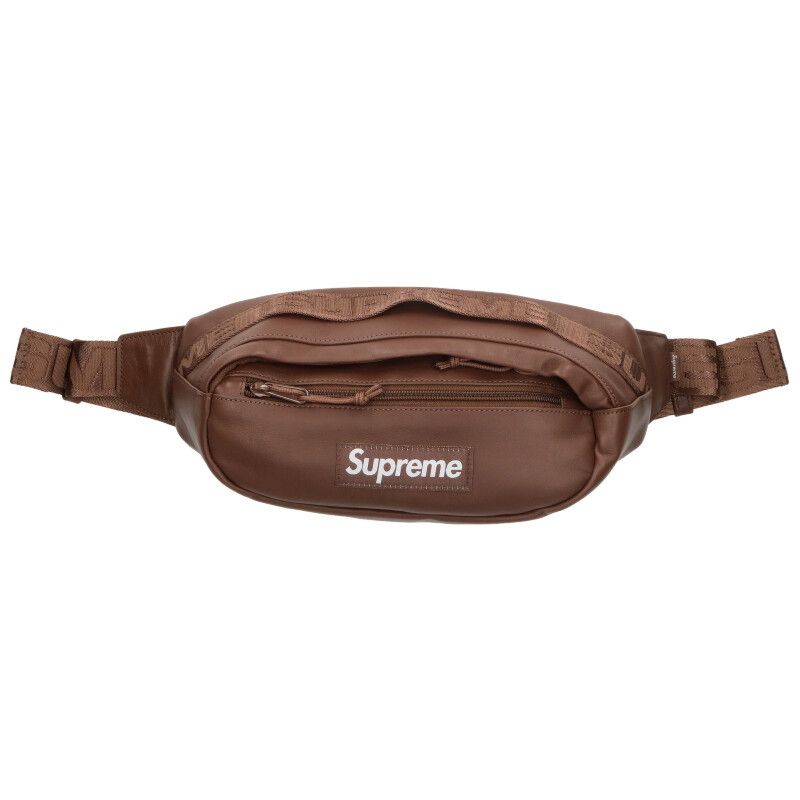 Bag ボックスロゴレザーウエストバッグ