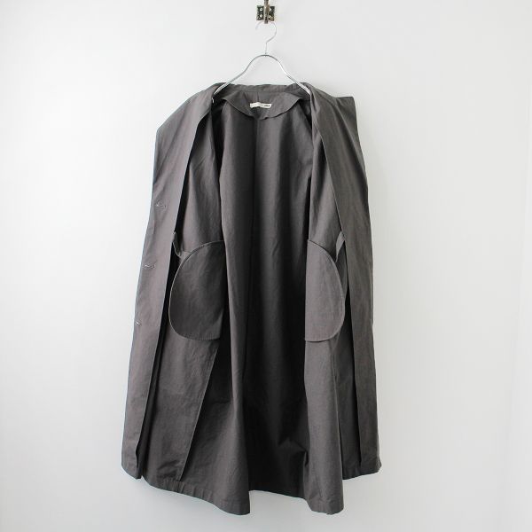 2022AW evam eva エヴァムエヴァ E223T070 cotton tailored coat