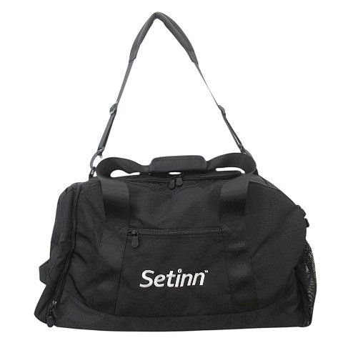 セットイン setinn 美品 24SS Trainer Bag トレーナー バッグ 2WAY ロゴプリント スポーツ ジム 部活 黒 ブラック