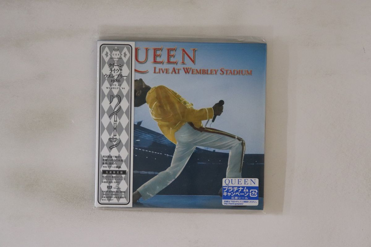 2CD Queen Live At Wembley Stadium (Paper Sleeve) TOCP6746465 EMI Japan OBI 紙ジャケ 未開封 /00260 Live At Wembley Stadium - Album by Queen | Spotify