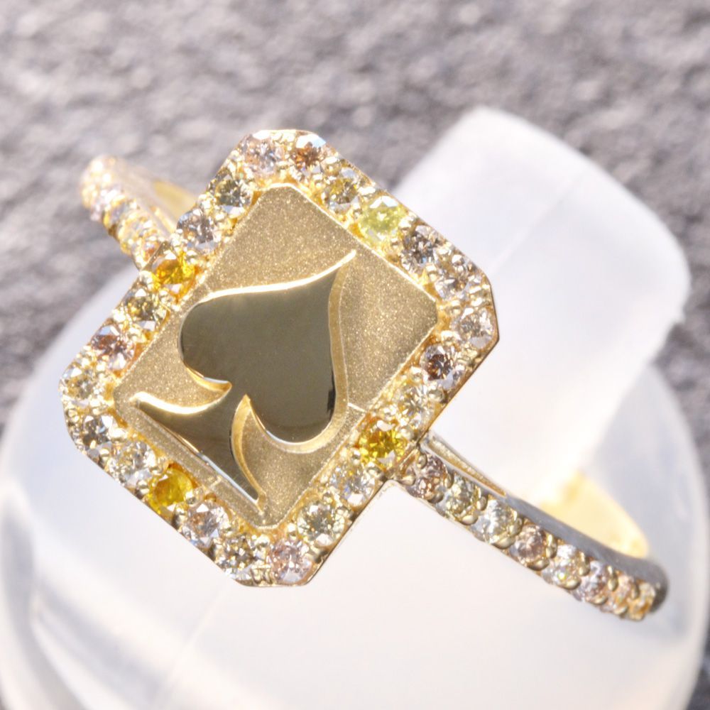 スペードモチーフ イエローゴールド