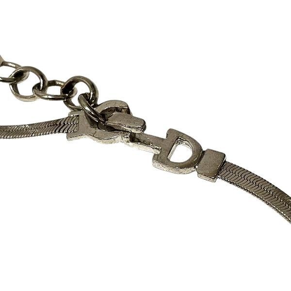 ディオール Dior リボン ロゴ シルバー ブランド小物 イヤリング ネックレス レディース